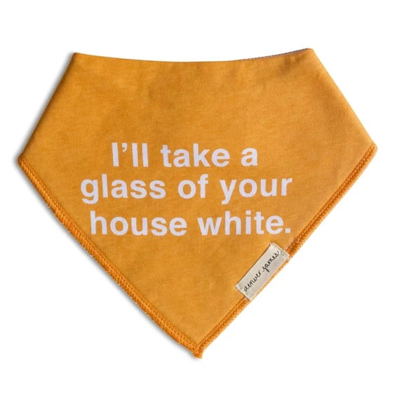 Statement Bandana Bib - House White