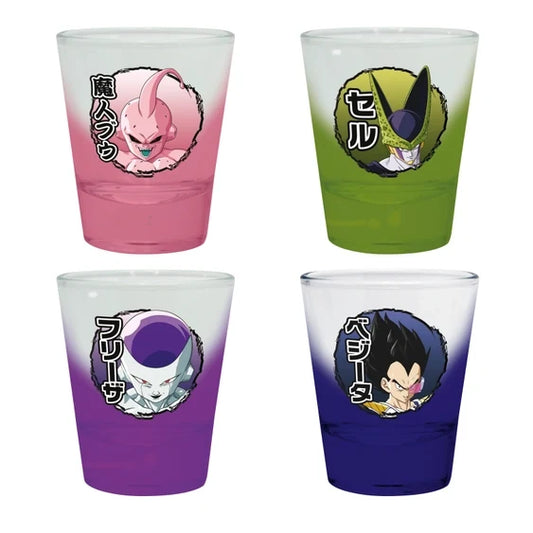 Dragon Ball Z Shot Glass Set - Villains