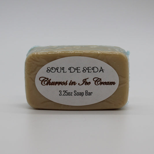 Soul De Seda Soap Bar Bakery Churros in Ice Cream