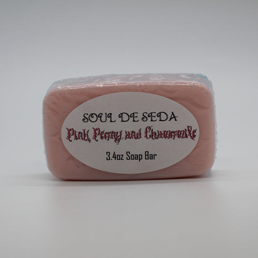 Soul De Seda Soap Bar Garden Pink Peony and Chamomile