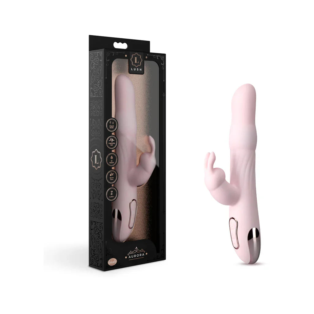 Lush Aurora Rechargeable Silicone Rabbit Vibrator - CLEARANCE