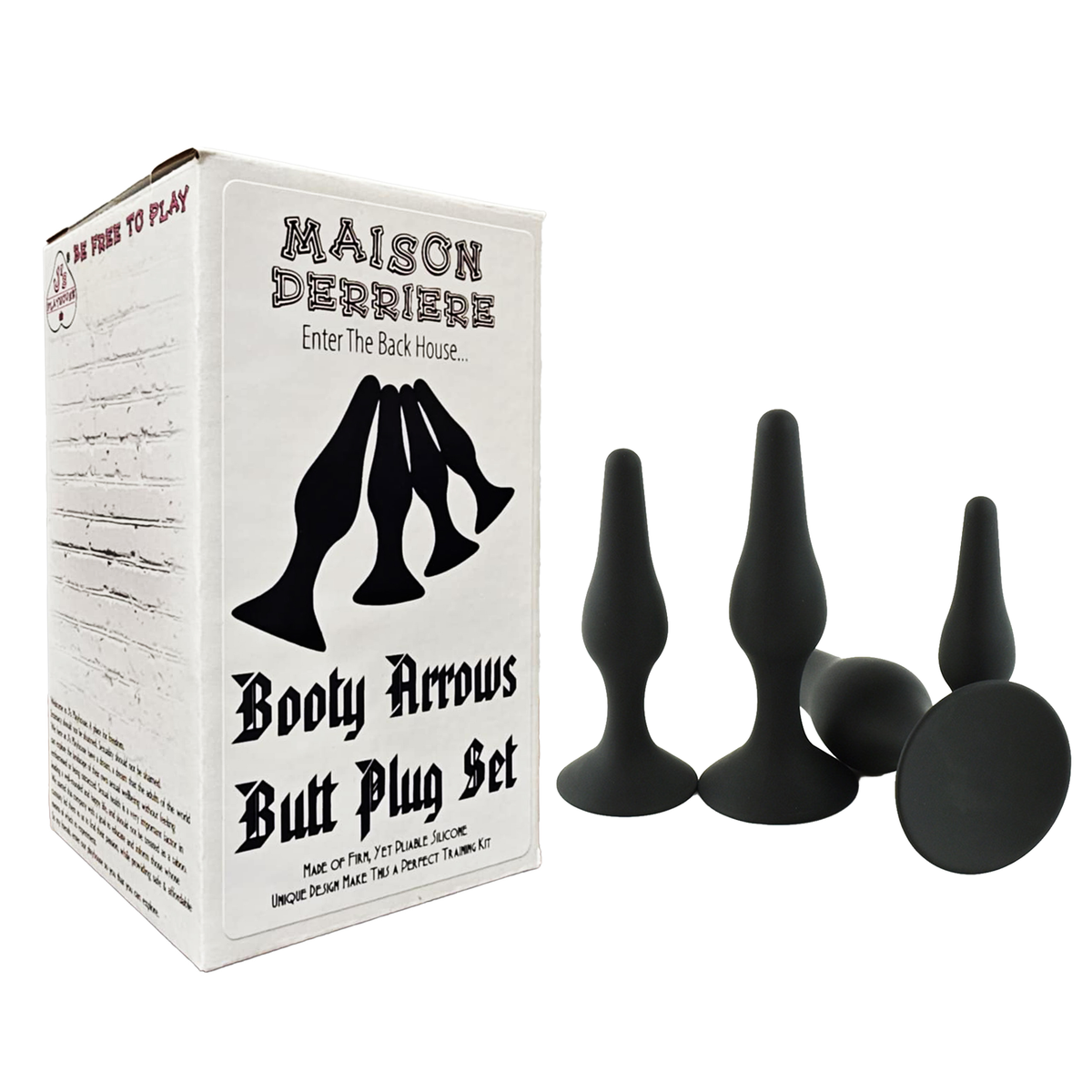 Maison Derriere Booty Arrows Butt Plug Set - Black