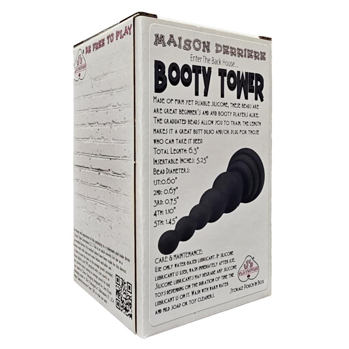 Maison Derriere Booty Tower Silicone Anal Beads