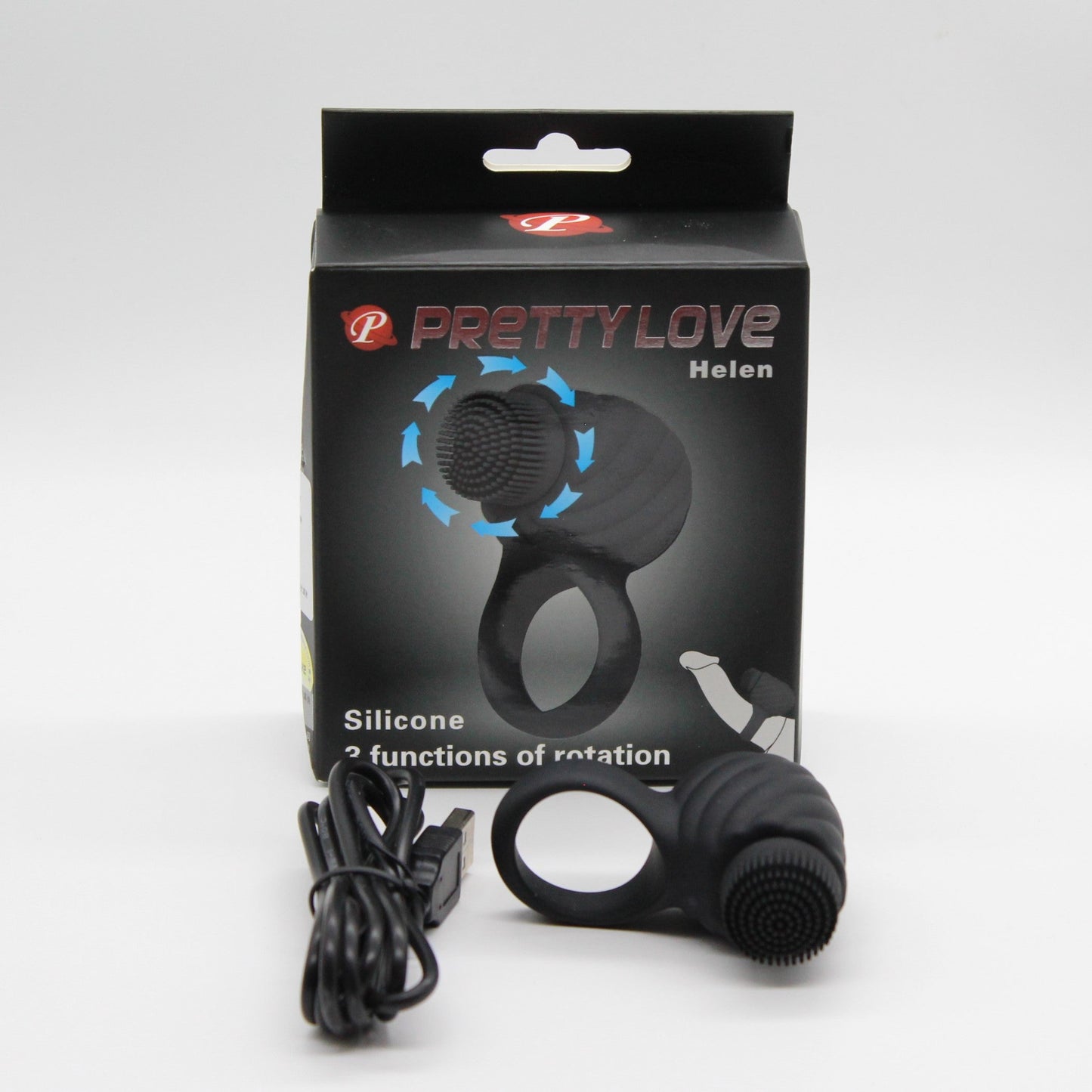 Pretty Love Helen Rotating Brush Silicone Ring - CLEARANCE