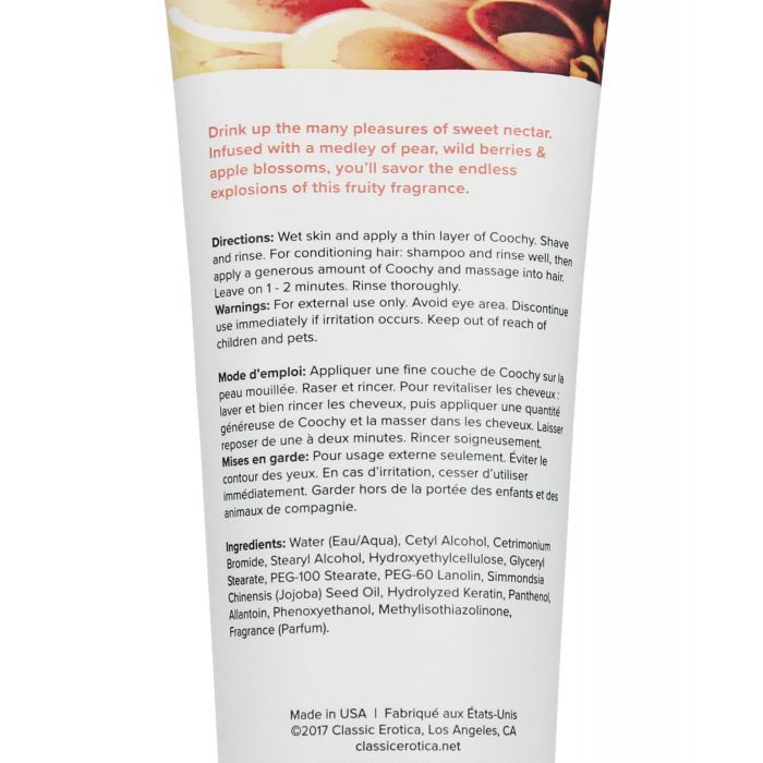 Coochy Shave Cream 3.4floz Sweet Nectar