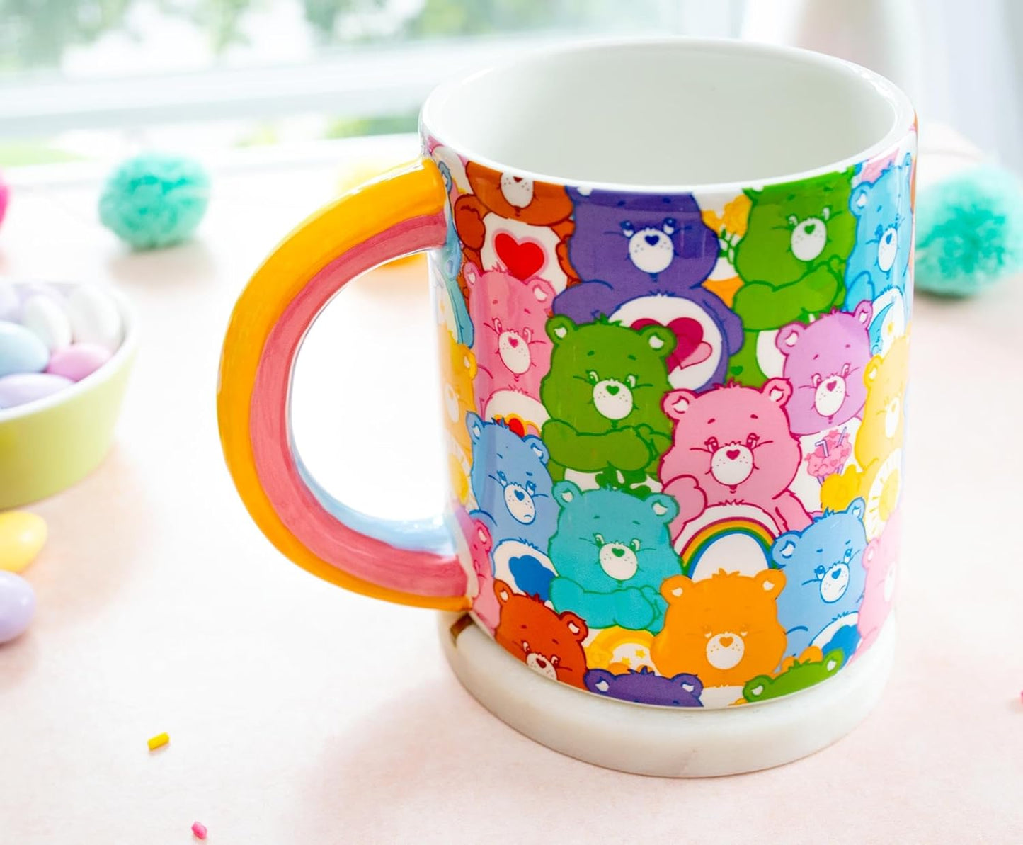 Care Bears Multi Bear 20oz. Shaped Handle Ceramic Mug SALE!
