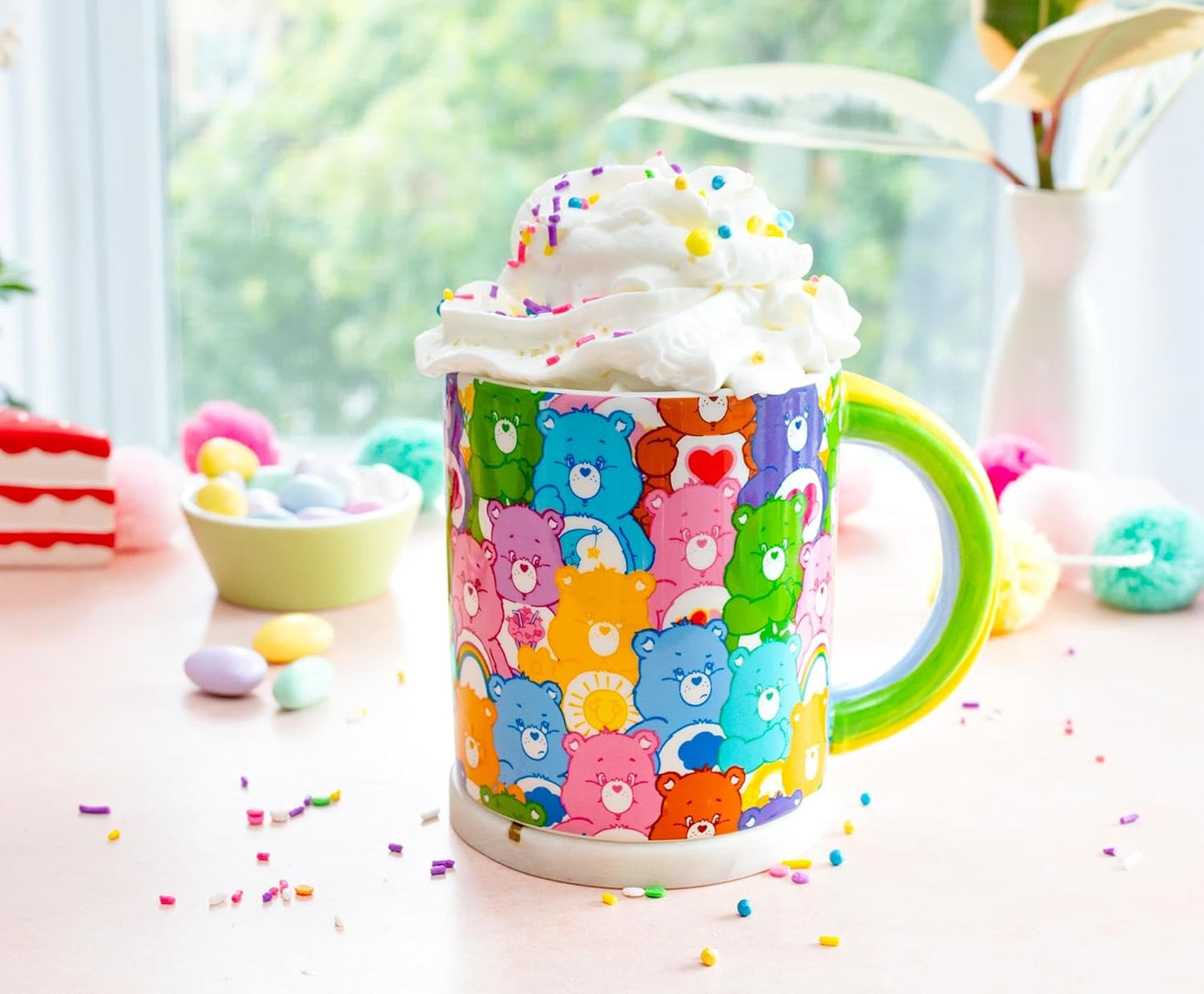 Care Bears Multi Bear 20oz. Shaped Handle Ceramic Mug SALE!