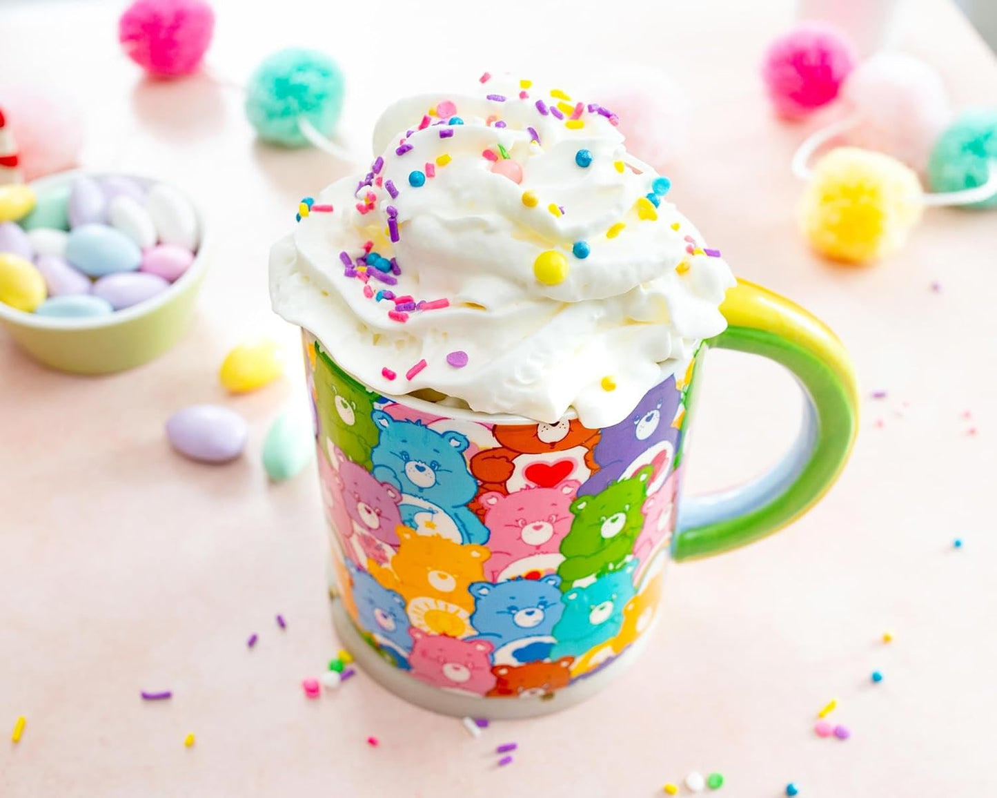 Care Bears Multi Bear 20oz. Shaped Handle Ceramic Mug SALE!