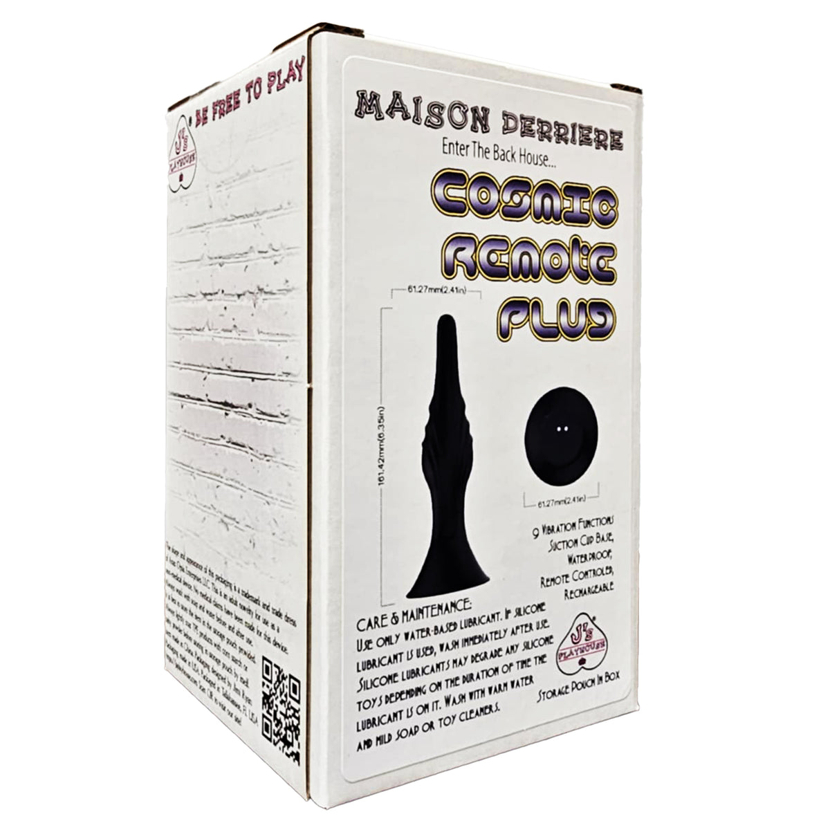 Maison Derriere Cosmic Plug Remote Vibrating Butt Plug