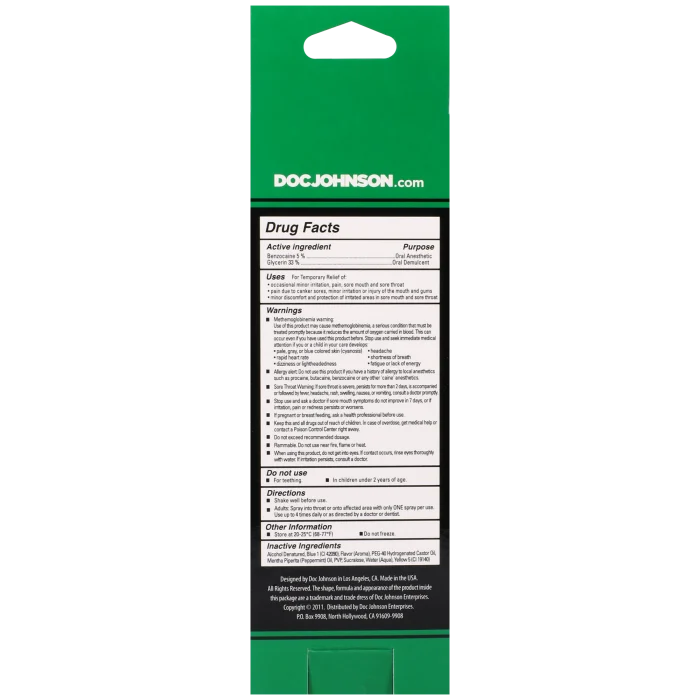 GoodHead Deep Throat Oral Anesthetic Spray - Assorted Flavors