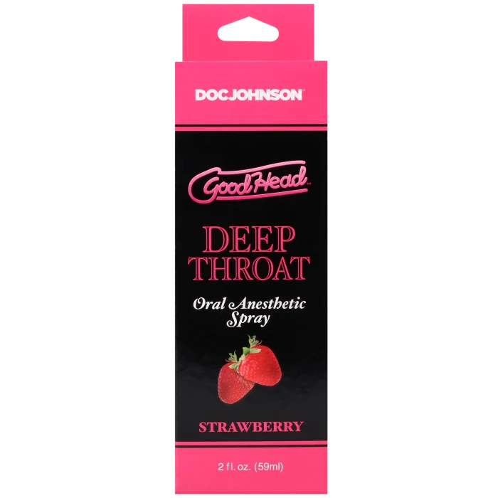 GoodHead Deep Throat Oral Anesthetic Spray - Assorted Flavors