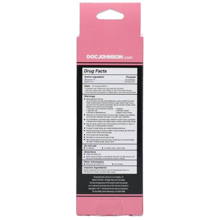 GoodHead Deep Throat Oral Anesthetic Spray - Assorted Flavors