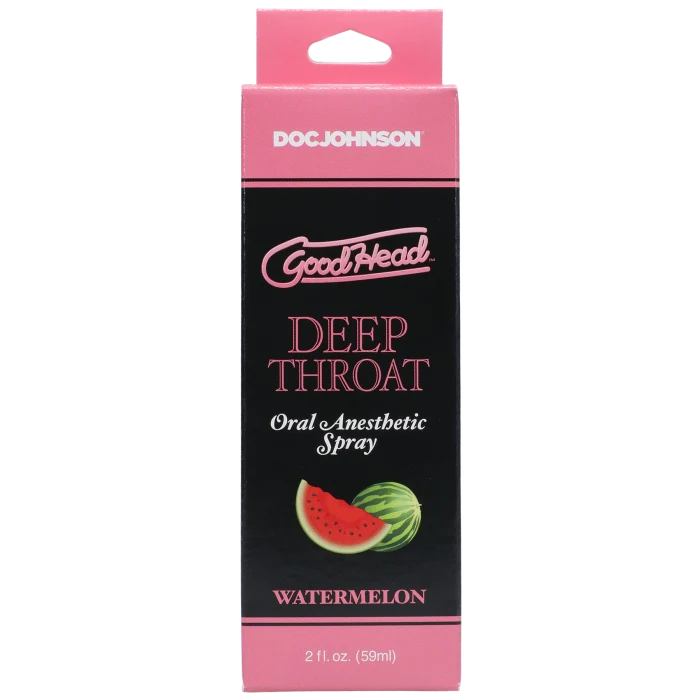 GoodHead Deep Throat Oral Anesthetic Spray - Assorted Flavors