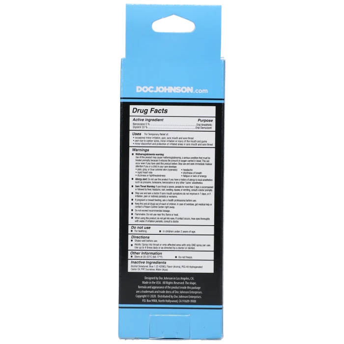 GoodHead Deep Throat Oral Anesthetic Spray - Assorted Flavors