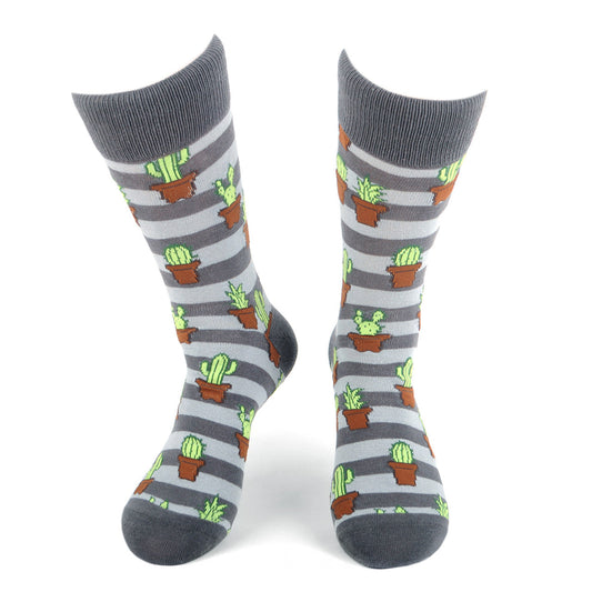 Parquet Men's Cactus Novelty Socks - Pick Your Color