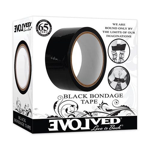 Evolved Bondage Tape 65ft - Black CLARANCE