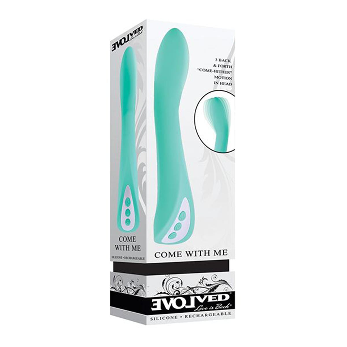 Evolved Novelties Come With Me Silicone Motion Vibrator CLEARANCE