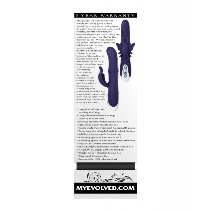 Evolved Novelties Put A Ring On It Rabbit Vibrator
