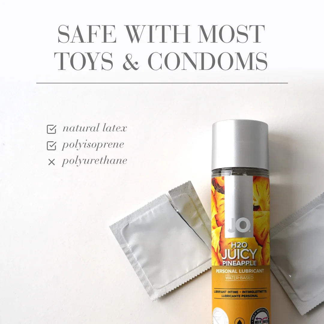 JO H2O Flavored Water-Based Lubricant Juicy Pineapple - Asst. Sizes Available