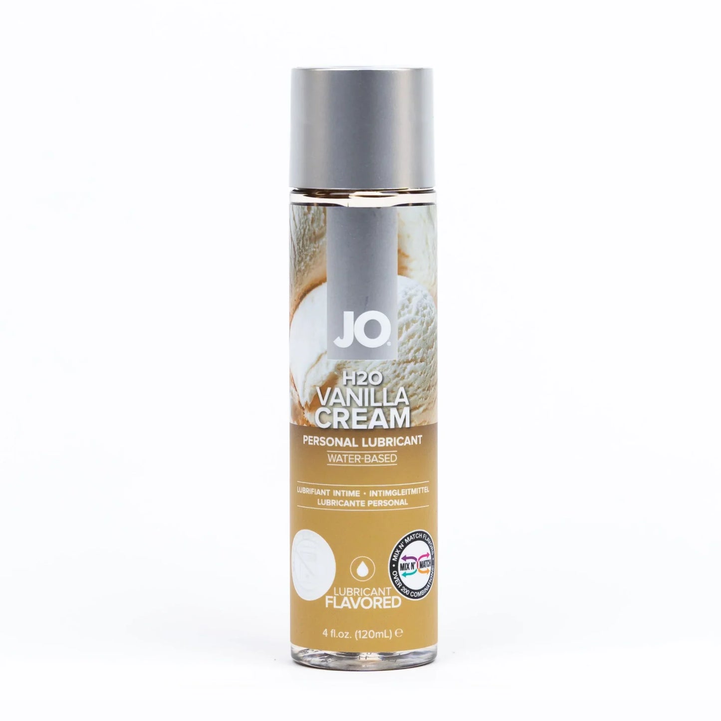 JO H2O Flavored Water-Based Lubricant Vanilla Cream - Asst. Sizes Available