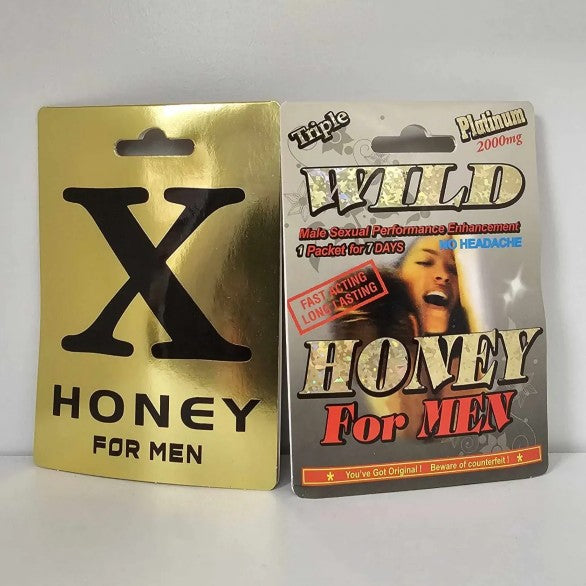 Honey Combo: Wild Platinum Honey and X Gold Honey