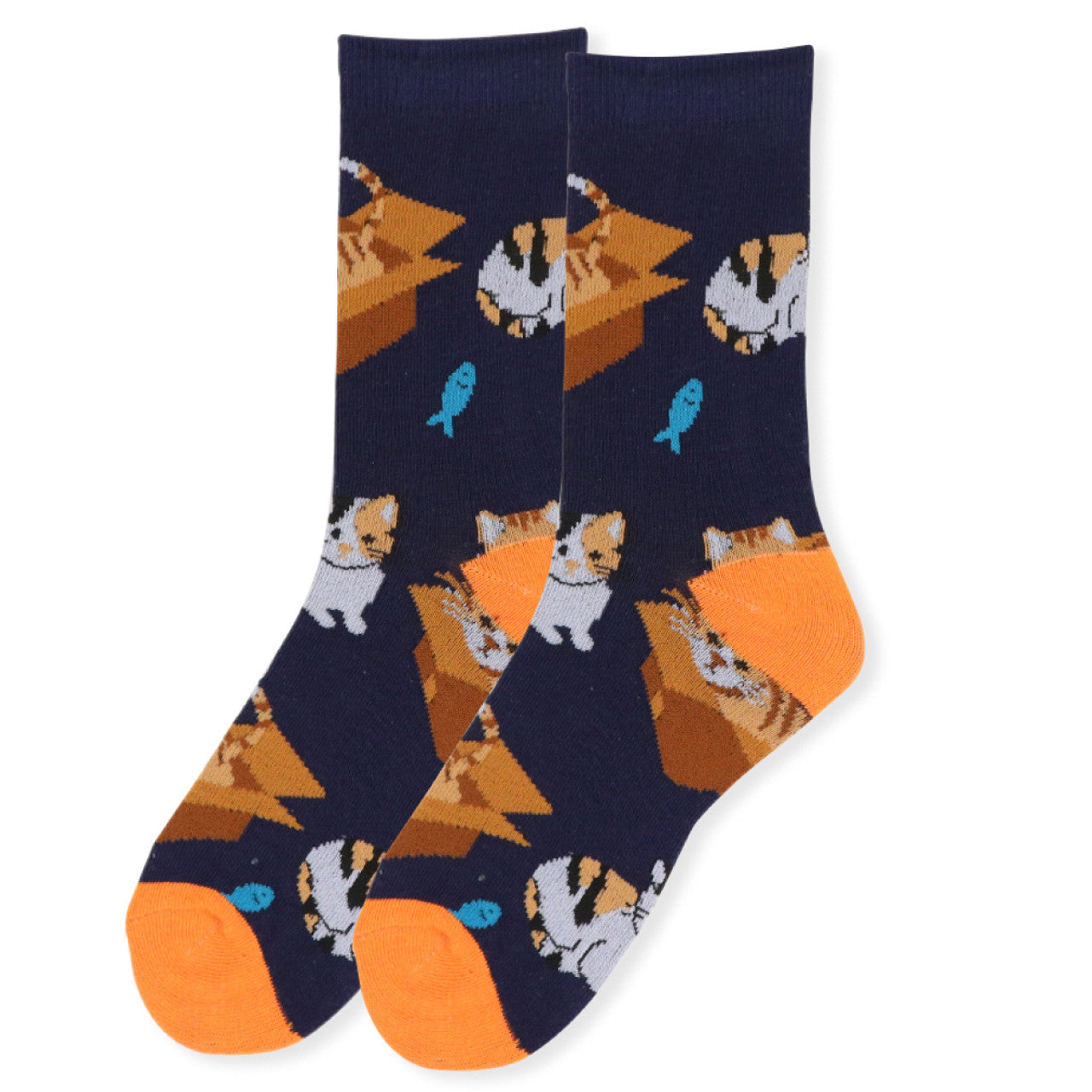 Parquet Women's Novelty Cat In The Box Socks