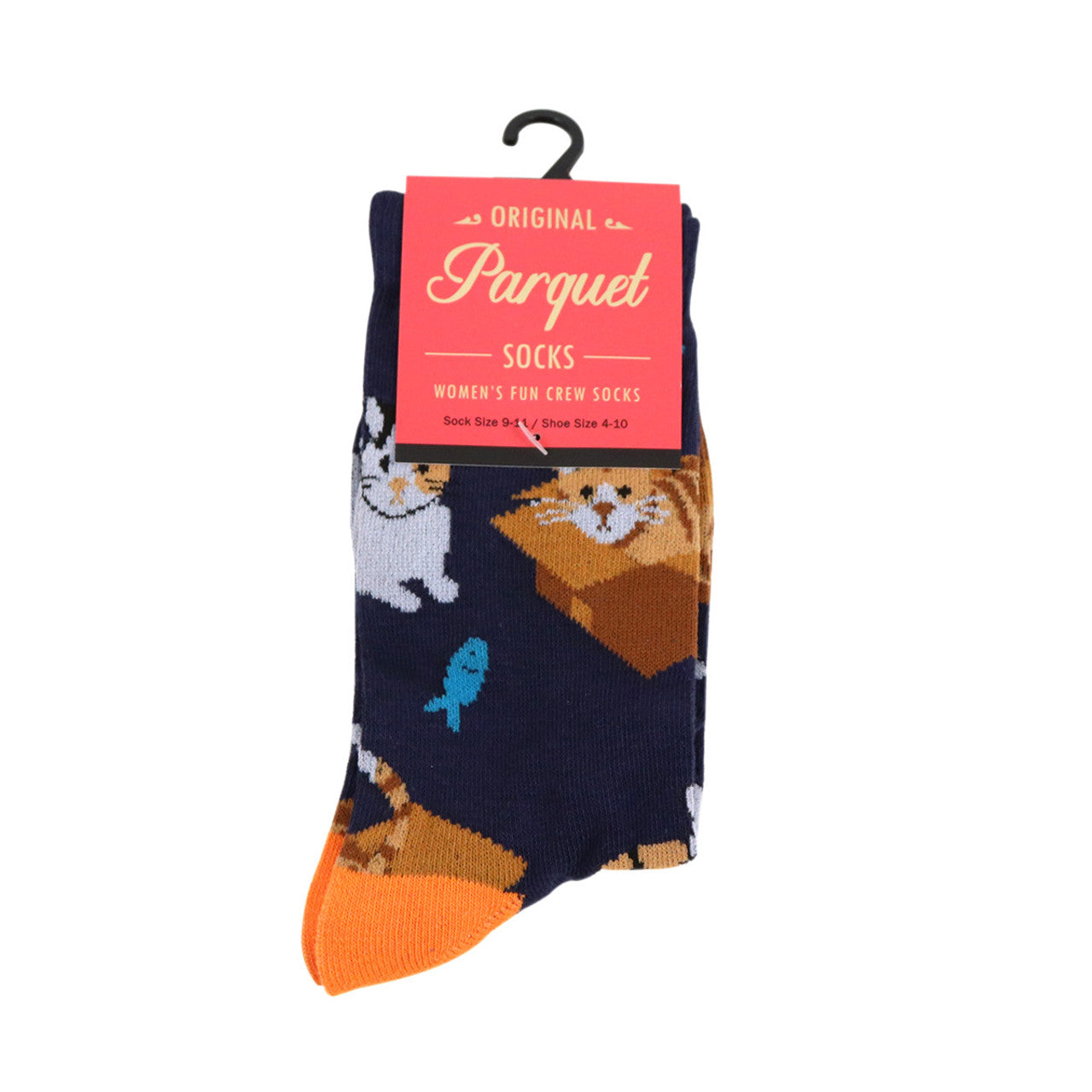 Parquet Women's Novelty Cat In The Box Socks