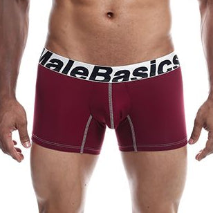 MaleBasics Performance Boxer - Burgundy