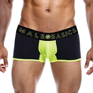 MaleBasics Neon Trunk - Black/Yellow