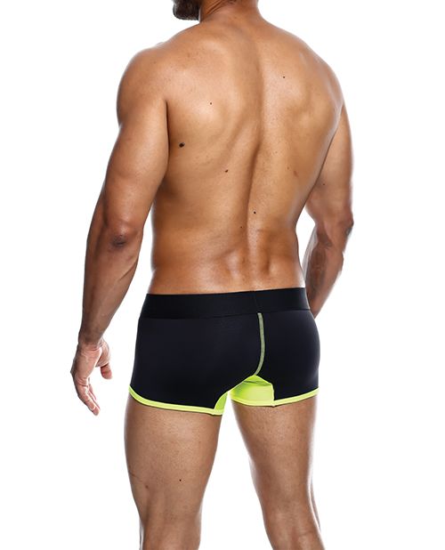 MaleBasics Neon Trunk - Black/Yellow