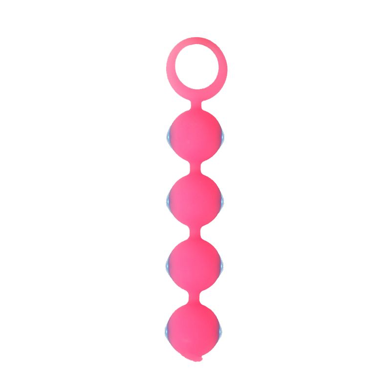 Maison Derriere Quadraplets Silicone Anal Beads - Asst Colors
