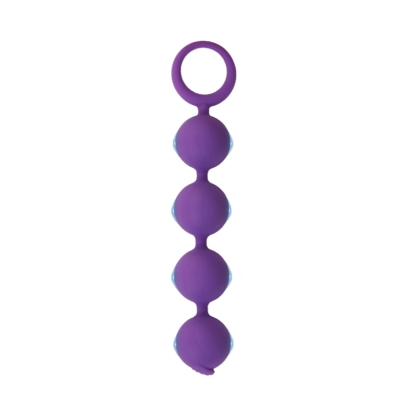 Maison Derriere Quadraplets Silicone Anal Beads - Asst Colors