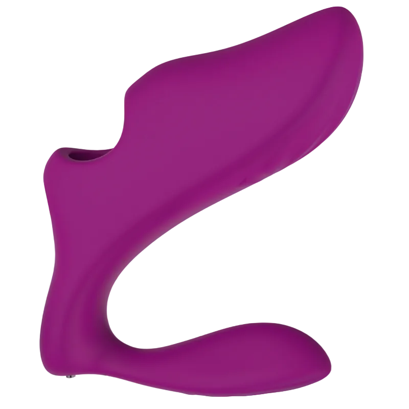 Finger Blast! Umbrella Leaf Remote Dual Finger Vibe - Purple
