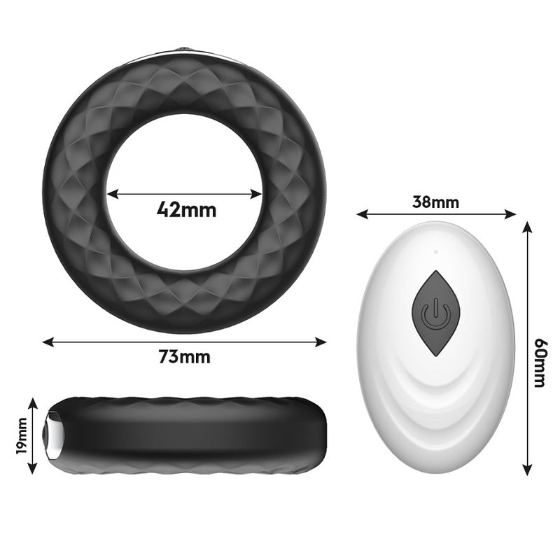 Playhouse Rings Big Rod Ring Vibrating Ring With Remote