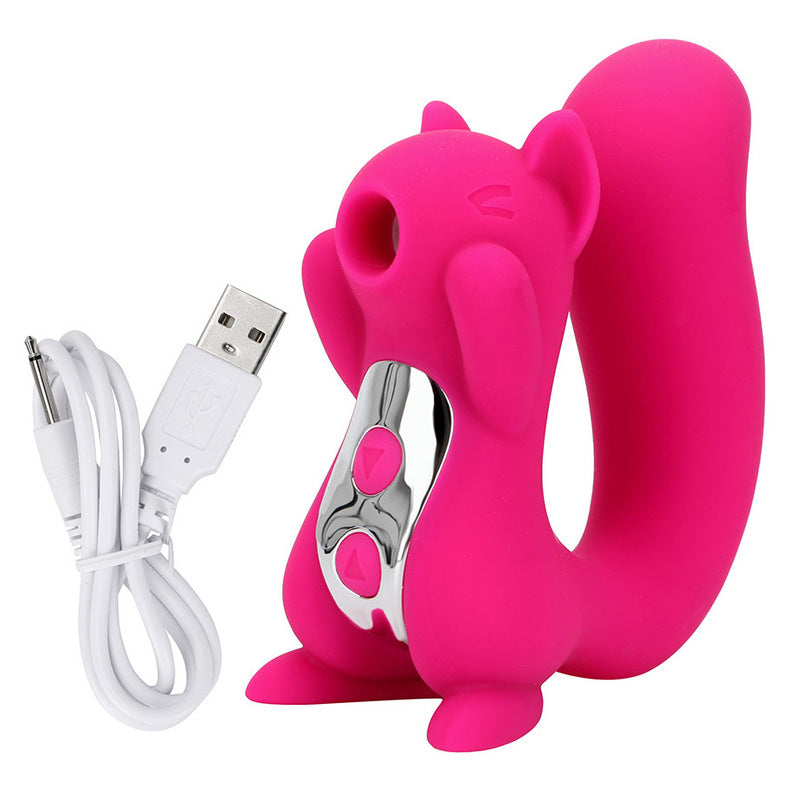 J's Playhouse® Screwy Squirrel Air-Pulse & G-spot Vibe - Asst. Colors