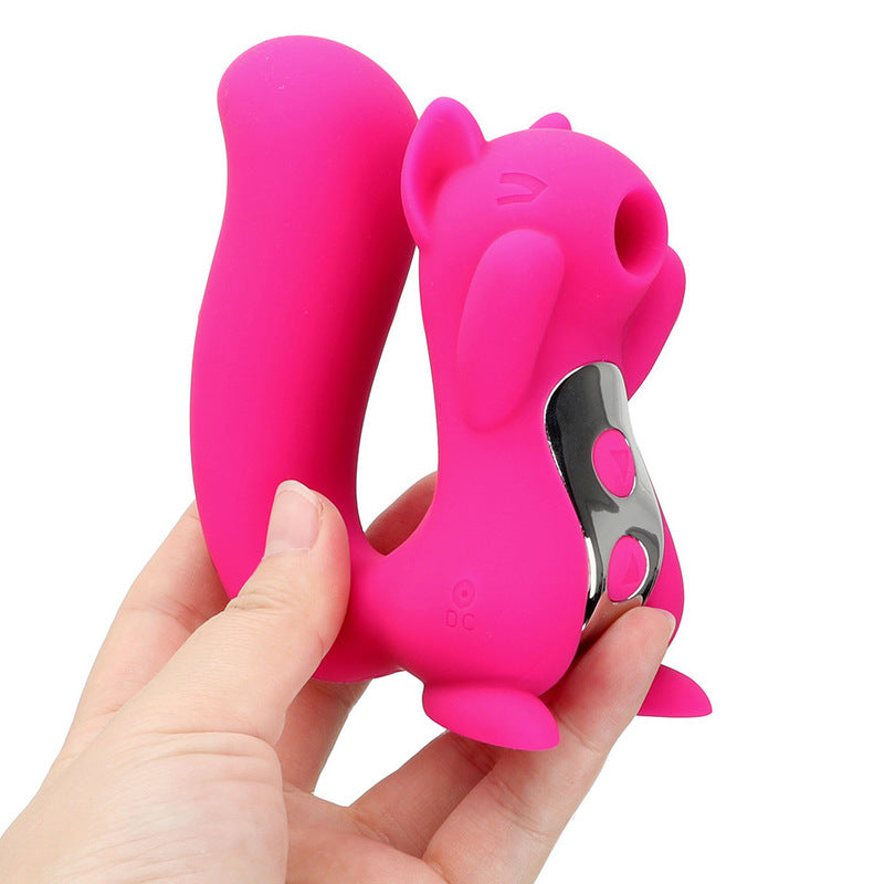 J's Playhouse® Screwy Squirrel Air-Pulse & G-spot Vibe - Asst. Colors