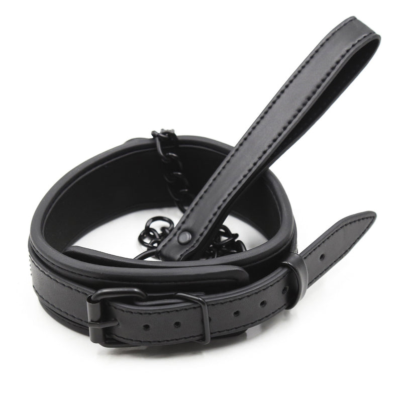 Show Me The Ropes Collar & Leash - Black
