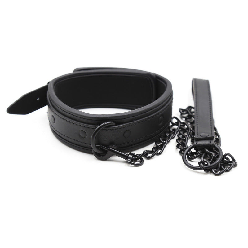 Show Me The Ropes Collar & Leash - Black