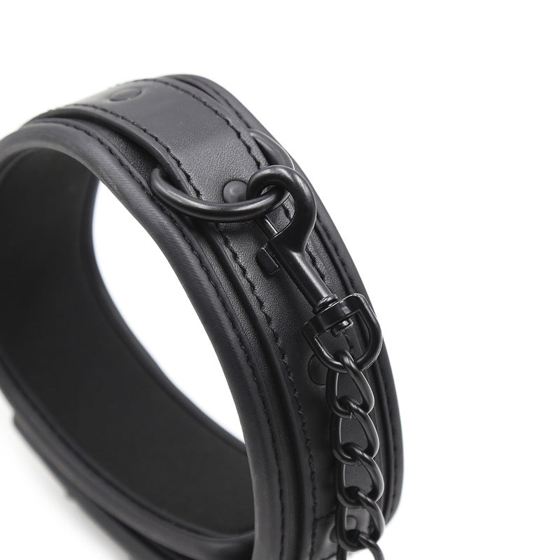 Show Me The Ropes Collar & Leash - Black