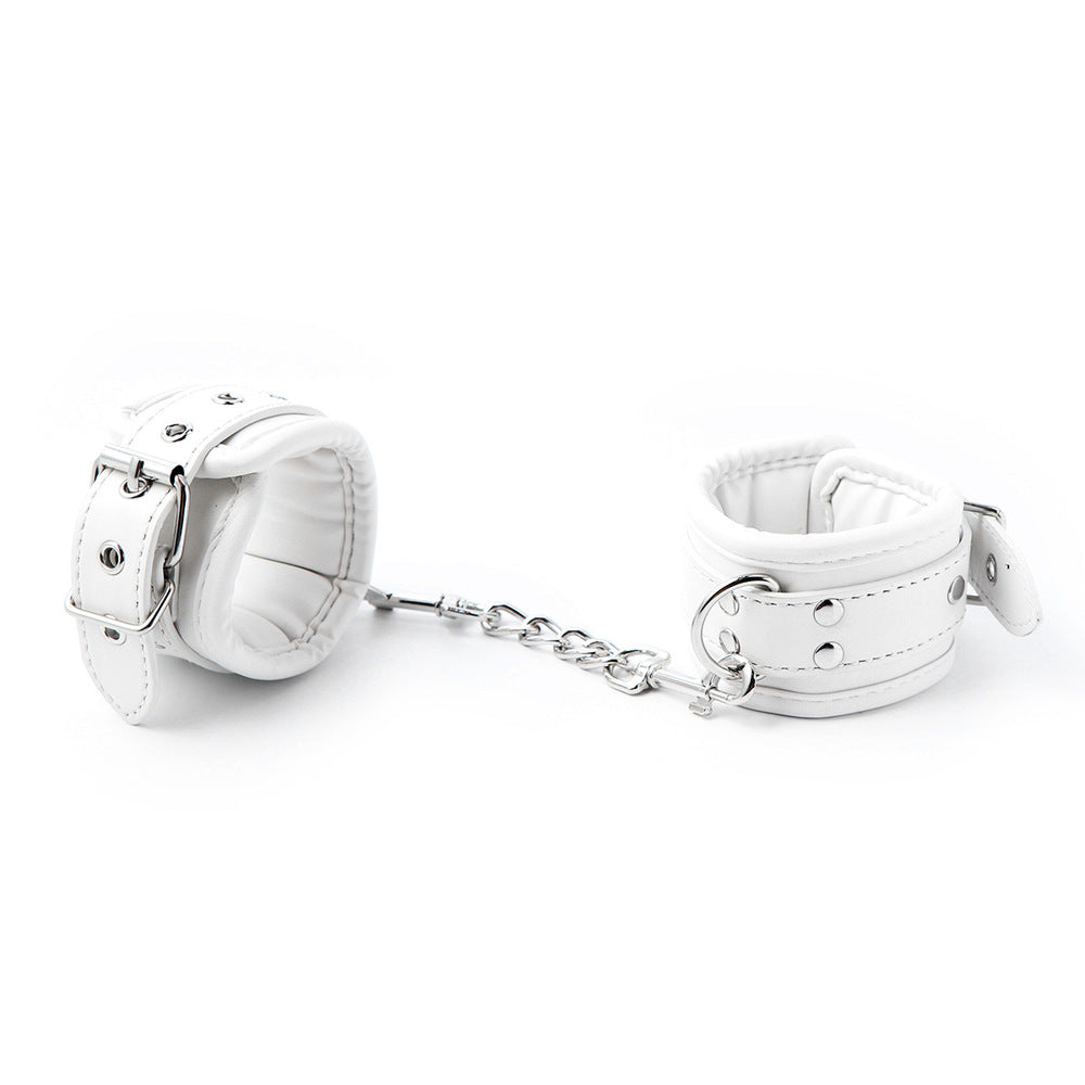 J's Playhouse® Show Me The Ropes White Wedding Bound - Ankle Cuffs