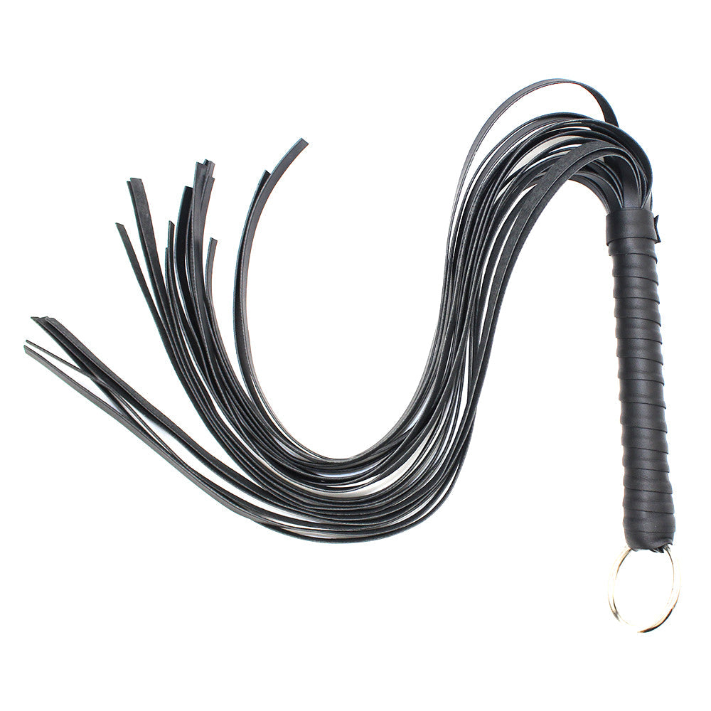 J's Playhouse® Show Me The Ropes Strap Whip - Black