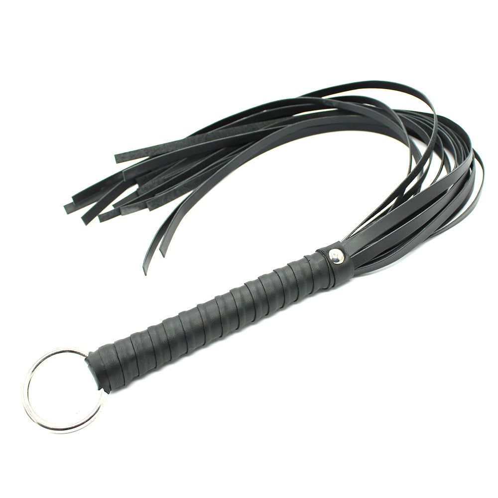 J's Playhouse® Show Me The Ropes Strap Whip - Black
