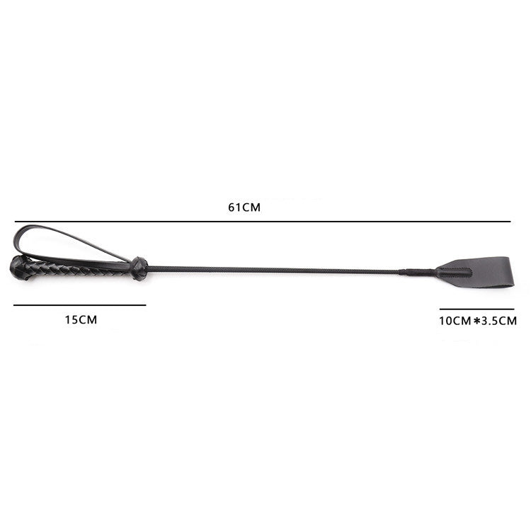 J's Playhouse® Show Me The Ropes Riding Crop w/Loop - Black