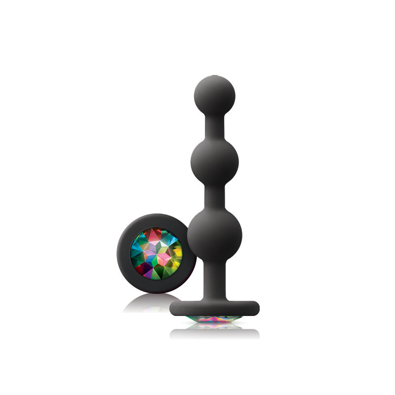 NS Novelties Glams Ripple Anal Bead Plug - Pick Your Color