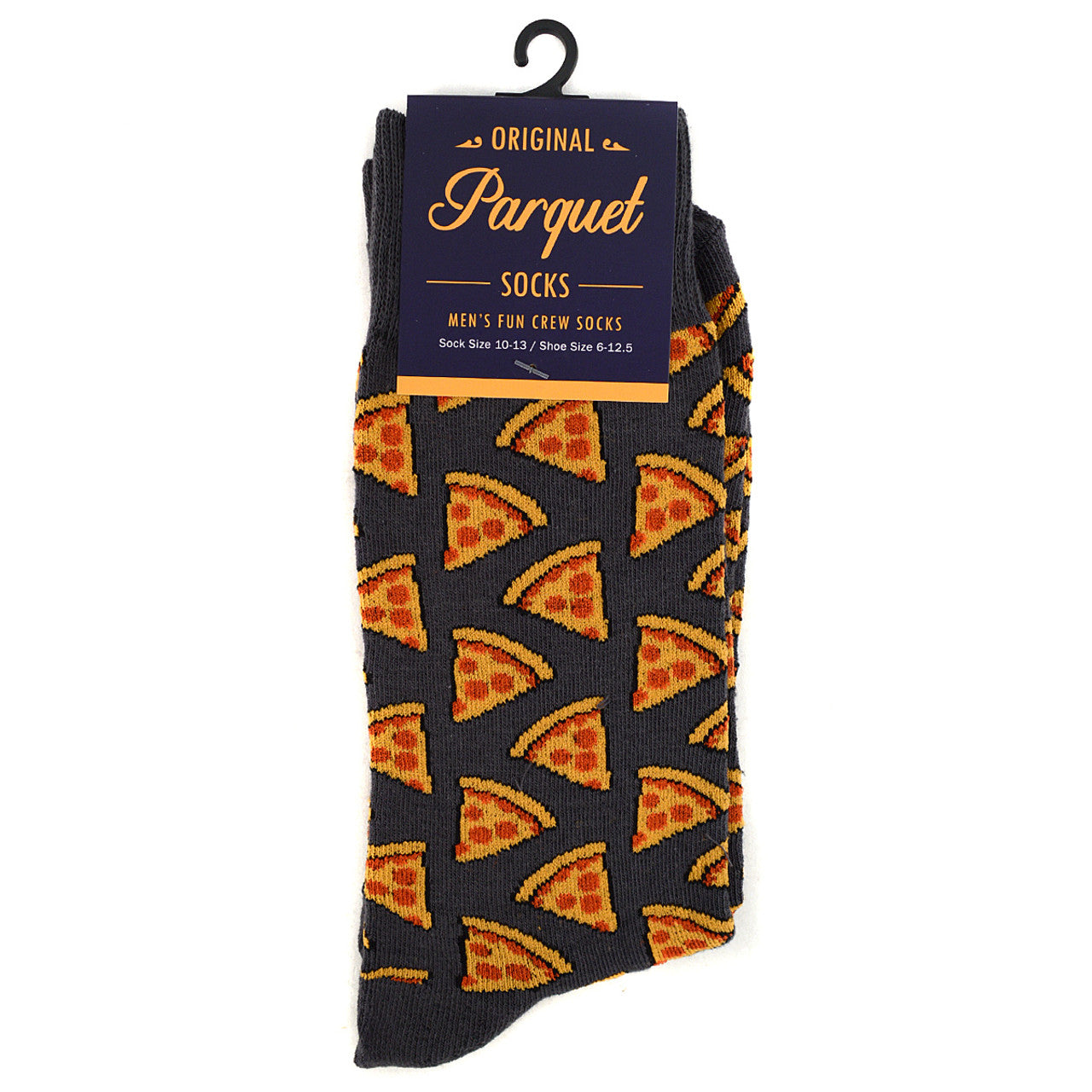 Parquet Men's Pepperoni Pizza Novelty Socks - Pick Your Color