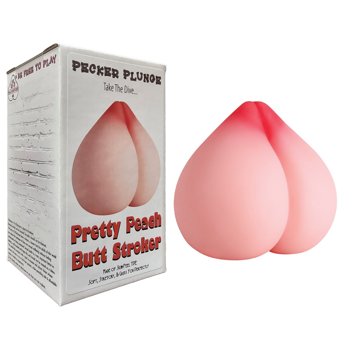 Pecker Plunge Pretty Peach Butt Stroker