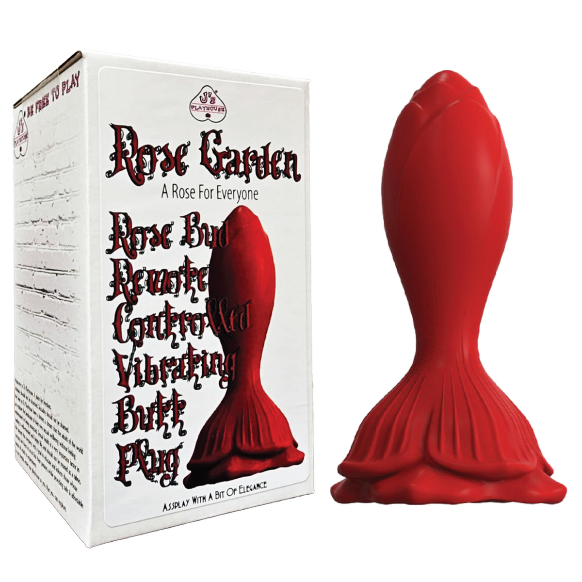 J's Playhouse® Rose Garden Rose Bud Vibrating Remote Plug