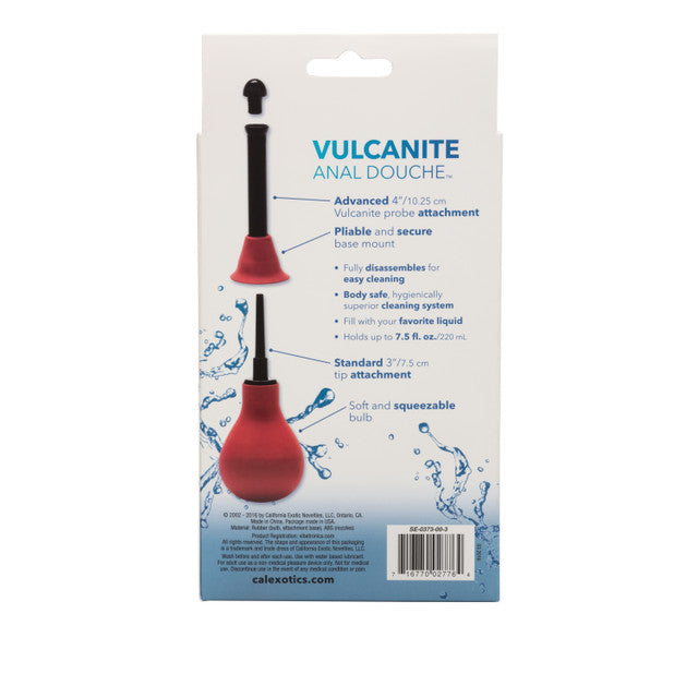 CalExotics Vulcanite Anal Douche
