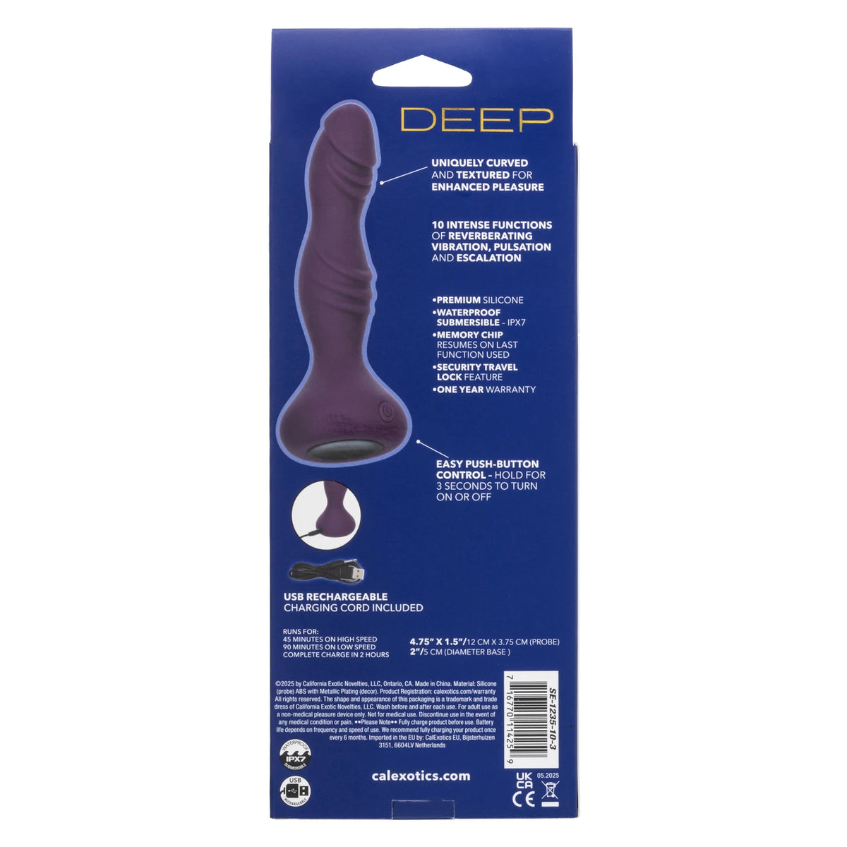 CalExotics Deep Stud® Vibrating Dildo