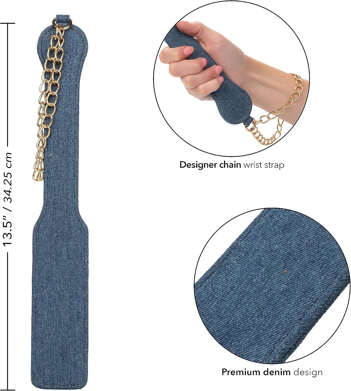 CalExotics Ride 'Em Denim Paddle SPECIAL SALE